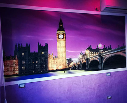 RIVESTIMENTO MURALE CON PELLICOLE ADESIVE 3M