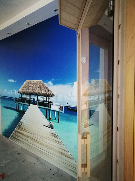 RIVESTIMENTO MURALE CON PELLICOLE ADESIVE 3M